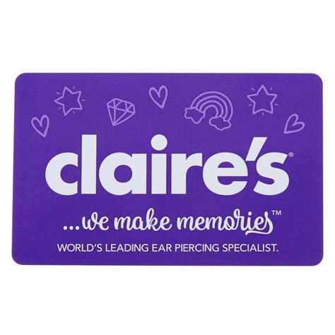 how much is on my claire's gift card